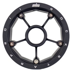 MBS Rockstar Pro II Alum Hub - Black - Fits 6, 7, and 8" Tires